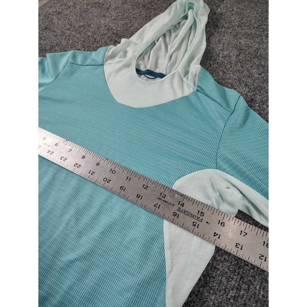 Hoka Airolite Hoody LS Shirt Womens S Blue Lightweight Running Hiking Outdoor - Picture 6 of 14